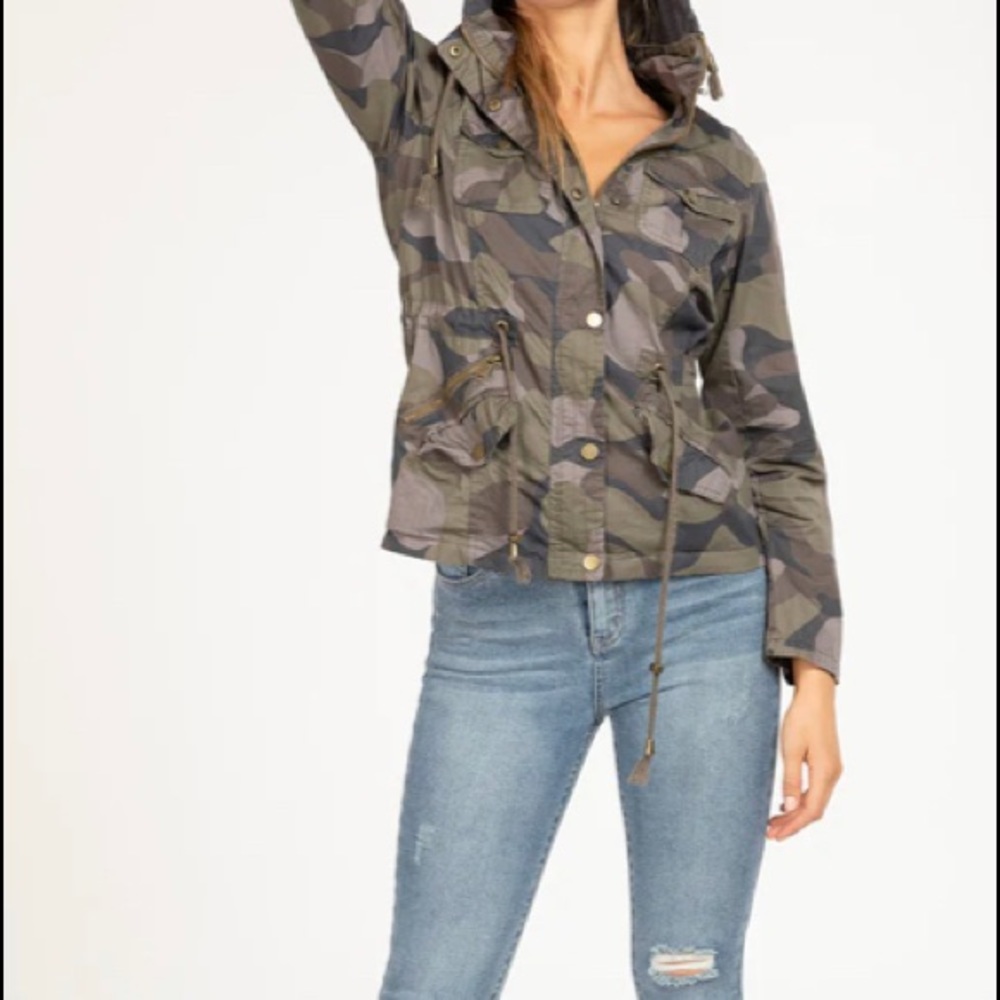 AWESOME YMI CASUAL LIGHTWEIGHT JACKET-CAMO